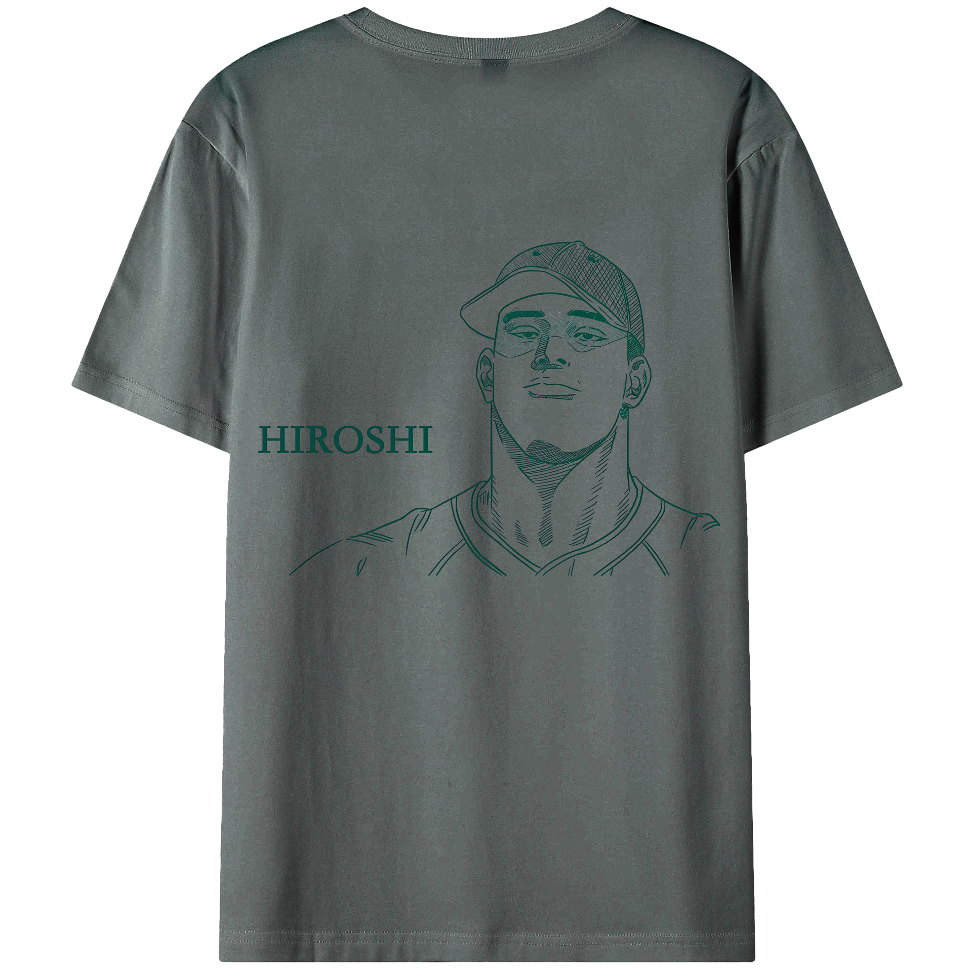 （画像用） SLAM DUNK／スラムダンク 綿100％ メンズ半袖Tシャツ（バックプリント） 通気性
